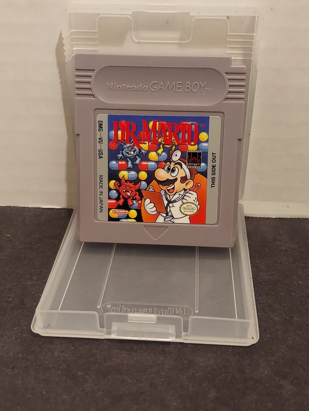 Dr. Mario (Nintendo Game Boy, 1990) Dr Mario Game And Case Tested Workimg Oem
